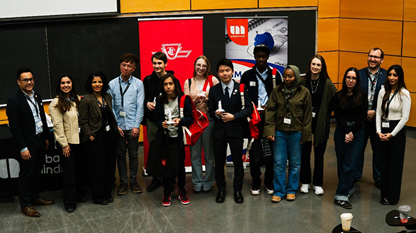 The winning Design Jam team.