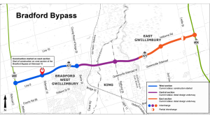 Major construction begins on Bradford Bypass project