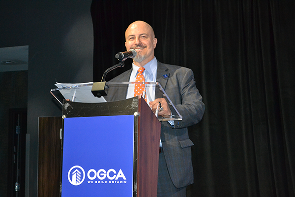 OGCA president Giovanni Cautillo told members of the audience the association is always pushing the envelope each and every year with the gala.