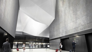 Montreal’s airport REM station will have signature ‘iceberg’ motif