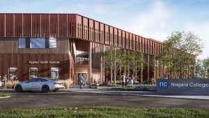 Mass timber addition to expand Niagara College’s applied health programs amid rising enrolment