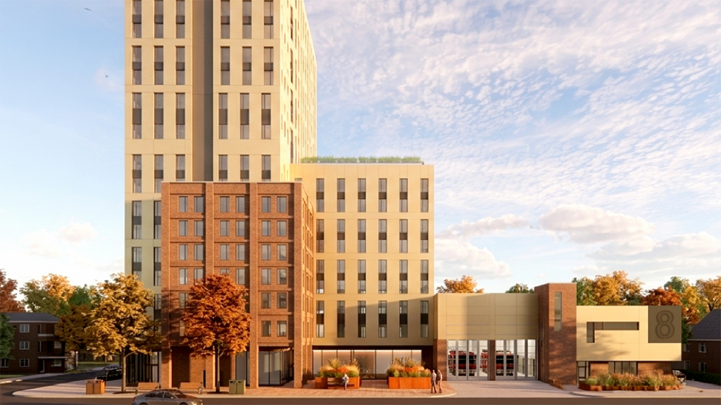 Kitchener council approves plan for unique fire station housing development