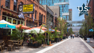 Detroit’s Greektown, always vital, ups its ambience with streetscaping