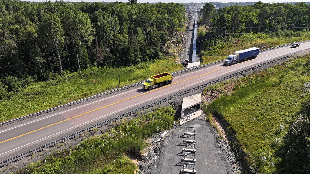 Ontario Trap Rock’s $12.8M electrified conveyor to move aggregate under Highway 17 to Lake Huron dock
