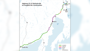 Construction begins to widen Highway 11/17 from McGuire Road to Coughlin Road