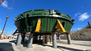 Powerful drill roars to life to dig Hudson River tunnel connecting New York and New Jersey