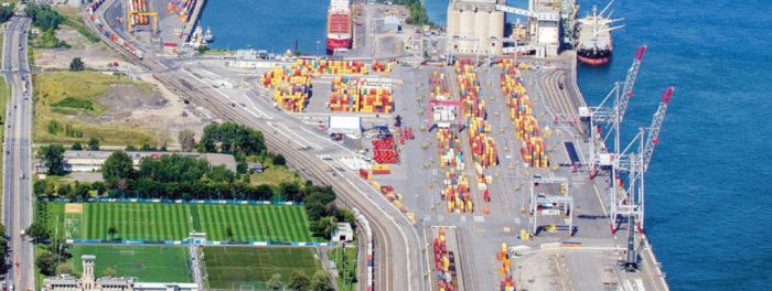 The Montreal Port Authority is carrying out planning work for a $950-million Contrecoeur terminal expansion project on the south shore of the St. Lawrence River. The ��������eurs Terminal de Contrecoeur Grand Projet consortium, consisting of Pomerleau and Aecon, was selected to do the design of the in-water works for the expansion project.